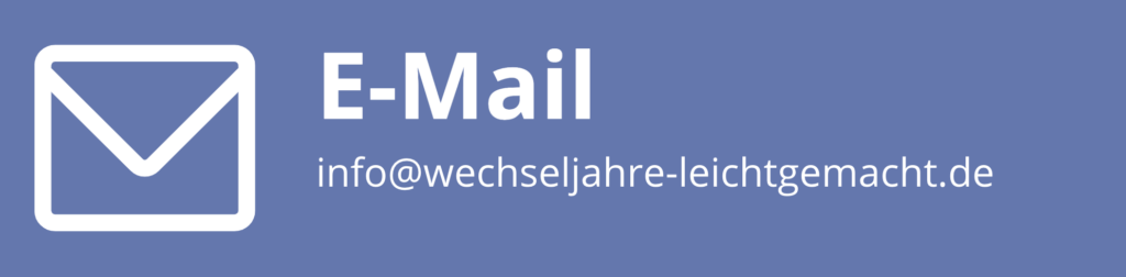 Email Kontakt Wechseljahre leichtgemacht
